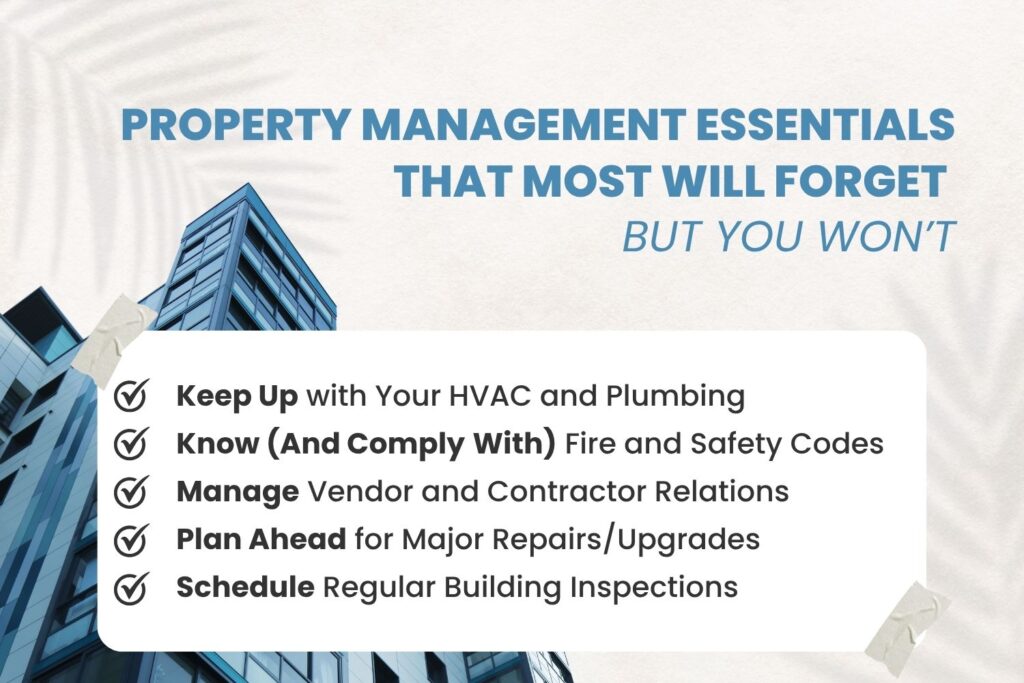 property maintenance essentials list